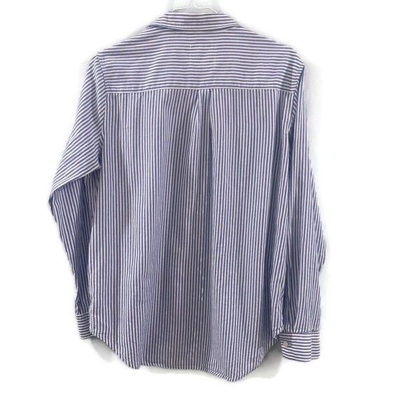 Rails Taylor Banker Stripe With Pearls Top M - Picture 3 of 9